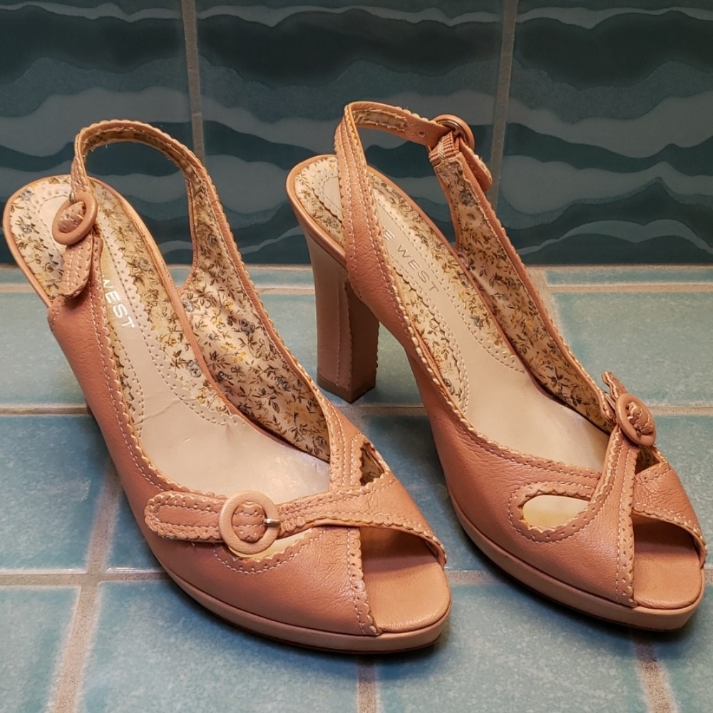 Nine West open-toed heels